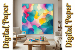 Flowing Watercolor Abstract Digital Paper Bundle Product Image 13