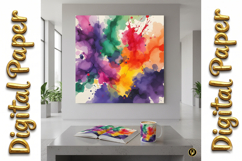 100 Abstract Watercolor Splash Backgrounds Product Image 11