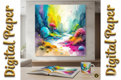 250 Abstract Watercolor Digital Papers Product Image 8