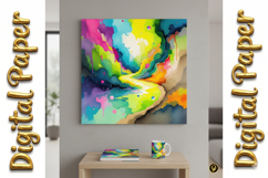 100 Abstract Watercolor Splash Backgrounds Product Image 20