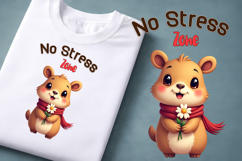 Cute Capybara Animal Clipart | Animal sublimation Product Image 1