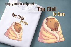 Cute Capybara Animal Clipart | Animal sublimation Product Image 1