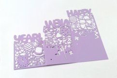 Card Happy New Year Cutting file SVG DXF FCM Product Image 2