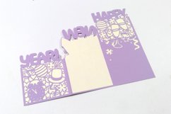 Card Happy New Year Cutting file SVG DXF FCM Product Image 3