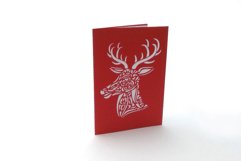 Card deer Cutting file SVG DXF FCM Product Image 2