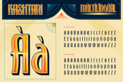 Kashtani - Art Deco Display Font Product Image 11