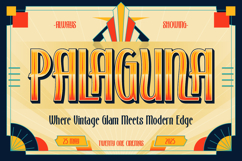 Kashtani - Art Deco Display Font Product Image 3
