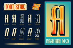 Kashtani - Art Deco Display Font Product Image 8