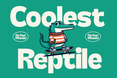 Skatyn Gator -Modern Bold Serif Display Font Product Image 2