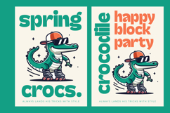 Skatyn Gator -Modern Bold Serif Display Font Product Image 6