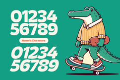 Skatyn Gator -Modern Bold Serif Display Font Product Image 10