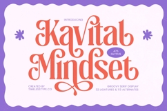 Kavital Mindset - Groovy Serif Display Product Image 1