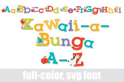 Kawaii-a-bunga Color Font Product Image 1