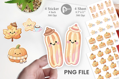 Autumn Kawaii Treats Sticker Product Image 1