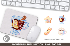 Autumn Kawaii Treats Mouse Pad Product Image 1