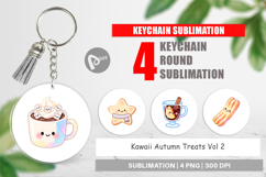 Autumn Kawaii Treats Keychain Product Image 1