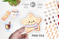 Autumn Kawaii Treats Sticker Product Image 1