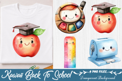 Kawaii Back To School Clipart Product Image 1