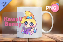 Kawaii Bunny Character 02. Cute Rabbit Sticker Product Image 3