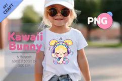 Kawaii Bunny Character 02. Cute Rabbit Sticker Product Image 4
