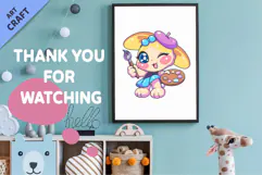 Kawaii Bunny Character 02. Cute Rabbit Sticker Product Image 6