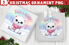 Cute Christmas ornament | Kawaii Pink Xmas Product Image 1