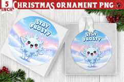 Cute Christmas ornament | Kawaii Pink Xmas Product Image 1