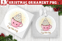 Cute Christmas ornament | Kawaii Pink Xmas Product Image 1