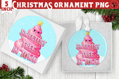Cute Christmas ornament | Kawaii Pink Xmas Product Image 1
