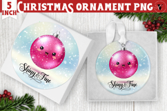Cute Christmas ornament | Kawaii Pink Xmas Product Image 1