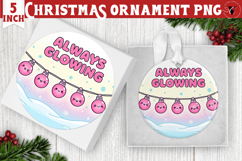 Cute Christmas ornament | Kawaii Pink Xmas Product Image 1