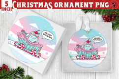 Cute Christmas ornament | Kawaii Pink Xmas Product Image 1