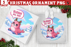 Cute Christmas ornament | Kawaii Pink Xmas Product Image 1