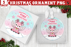 Cute Christmas ornament | Kawaii Pink Xmas Product Image 1