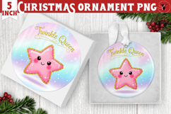 Cute Christmas ornament | Kawaii Pink Xmas Product Image 1