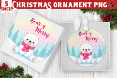 Cute Christmas ornament | Kawaii Pink Xmas Product Image 1