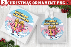 Cute Christmas ornament | Kawaii Pink Xmas Product Image 1