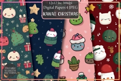 Kawaii Christmas Pattern Product Image 1