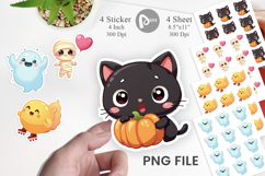 Kawaii Creepy Club Sticker Product Image 1