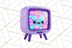 Cyberpunk Animals PNG Clipart, Kawaii Futuristic Animals Product Image 2