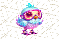 Cyberpunk Animals PNG Clipart, Kawaii Futuristic Animals Product Image 3