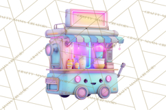 Cyberpunk Animals PNG Clipart, Kawaii Futuristic Animals Product Image 4