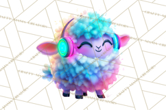 Cyberpunk Animals PNG Clipart, Kawaii Futuristic Animals Product Image 4