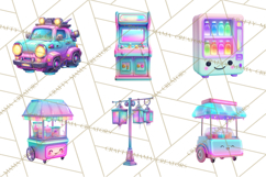 Cyberpunk Animals PNG Clipart, Kawaii Futuristic Animals Product Image 8
