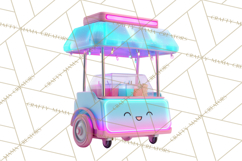 Cyberpunk Animals PNG Clipart, Kawaii Futuristic Animals Product Image 3