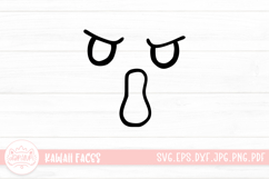 Cute Cartoon Faces Sticker SVG Product Image 1