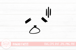 Cute Cartoon Faces Sticker SVG Product Image 1