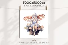 Kawaii Fairy Girl Clipart Watercolor Cute Pixie Mushroom PNG stickers  Transparent Print junk journal collage scrapbooking designs sublimation printable files watercolor Kawaii Fairy Girl Clipart Anime Cute Pixie illustration paper craft, fantasy creature