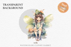 Kawaii Fairy Girl Clipart Watercolor Cute Pixie Mushroom PNG stickers  Transparent Print junk journal collage scrapbooking designs sublimation printable files watercolor Kawaii Fairy Girl Clipart Anime Cute Pixie illustration paper craft, fantasy creature