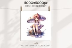 Kawaii Fairy Girl Clipart Watercolor Cute Pixie Mushroom PNG stickers  Transparent Print junk journal collage scrapbooking designs sublimation printable files watercolor Kawaii Fairy Girl Clipart Anime Cute Pixie illustration paper craft, fantasy creature